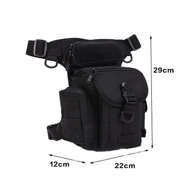 custom Water Bottle Fishing Tool Pouch Pouch Fishing Hip Thigh fannyPack Leg Hanging Bag Drop Tactical bum belt Waist Bag men