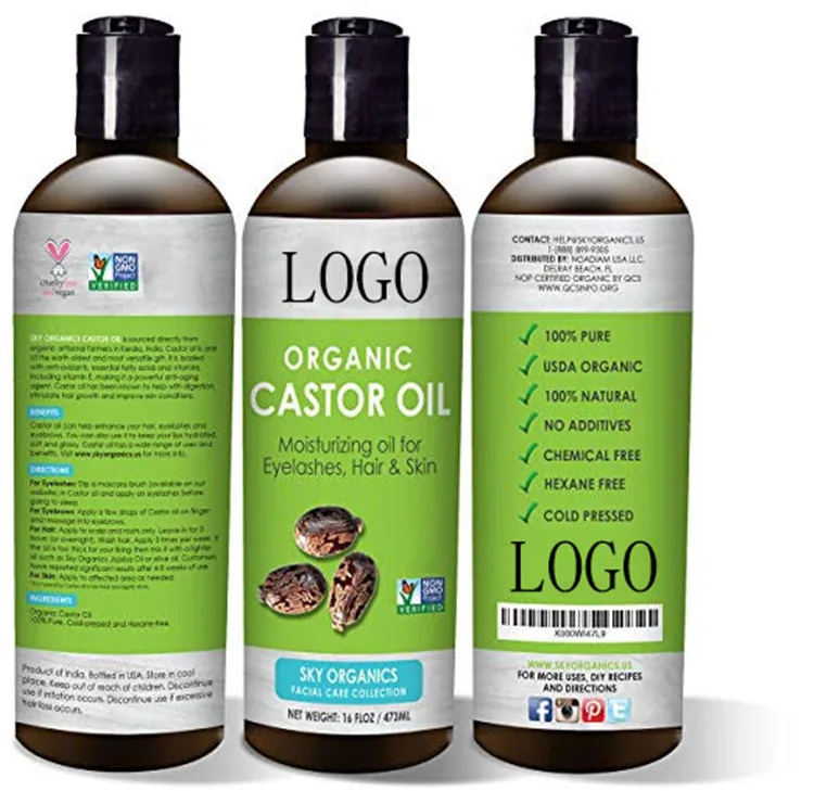 custom organic natural castor oil bulk cold pressed eyelash growth shea moisture black jamaican for