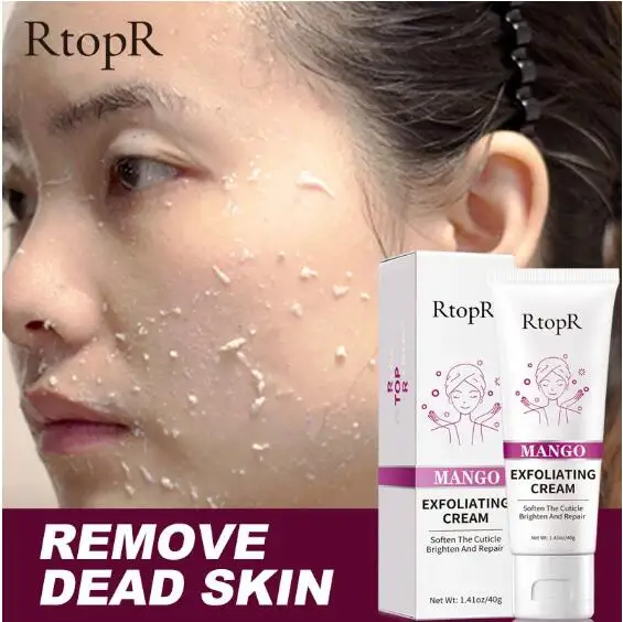 Face Exfoliating Cream Skin Care Whitening Moisturizer Repair Facial Scrub Cleaner Acne Blackhead Treatment Remove Face Cream