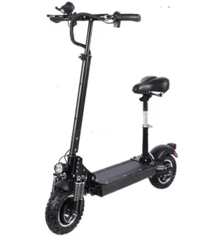 
electric scooter for adult off road aluminum alloy fat tire fast long range foldable dual motors e scooter with 2000w 60v 
