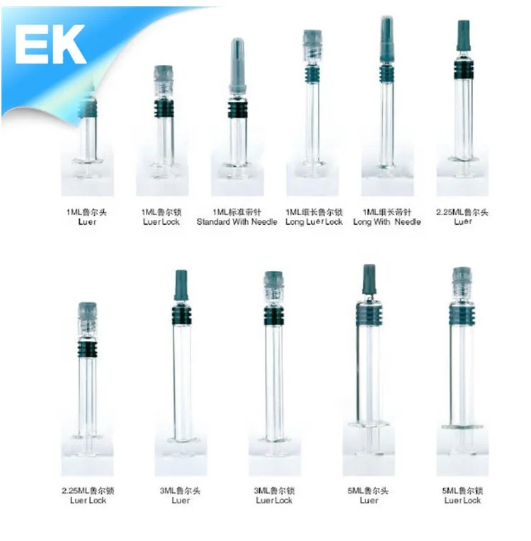 Высококачественный стеклянный предварительно заполненный шприц с CE/ISO