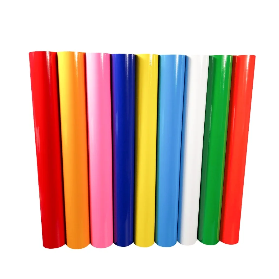 JUTU Factory Price Die Cut Vinyl Stickers Self Adhesive Cutting Vinyl Roll For Decoration Or Advertising