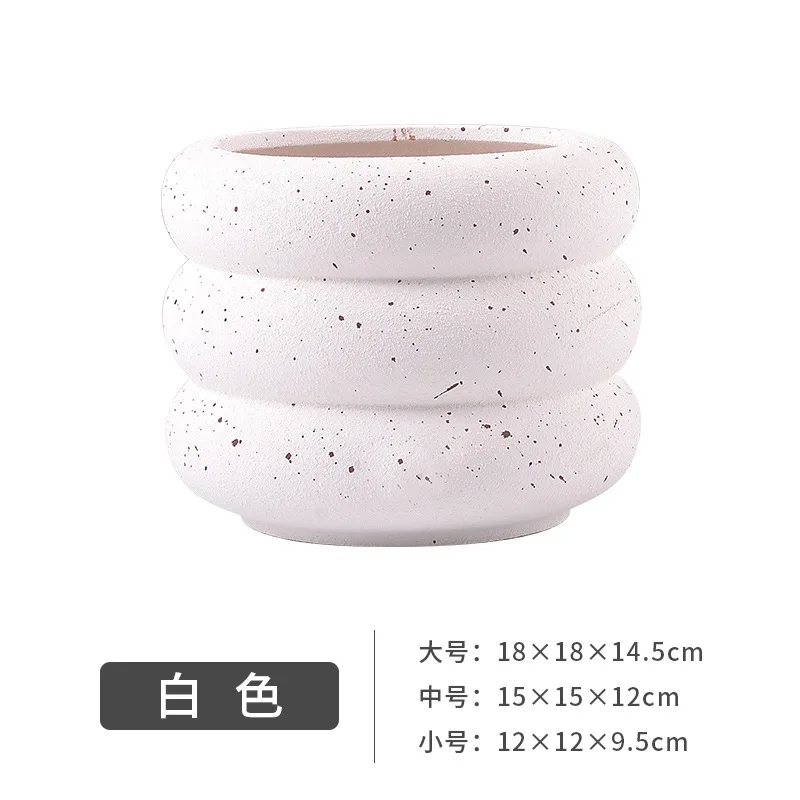 20224new design colorful succulent planter ceramic pot plant flower pots ceramic pots for indoor plants
