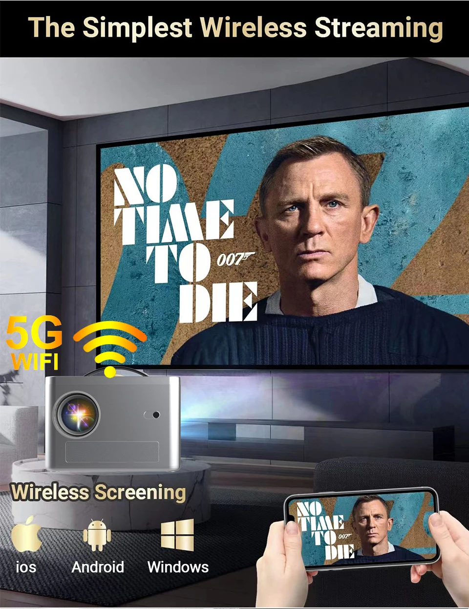 Roconia Zaolightec Toplew Egp9A Bettdow Bolta 180Ansi 240Hz Paris Portalflix Vertical Projector T30 9500Lumen Et50S