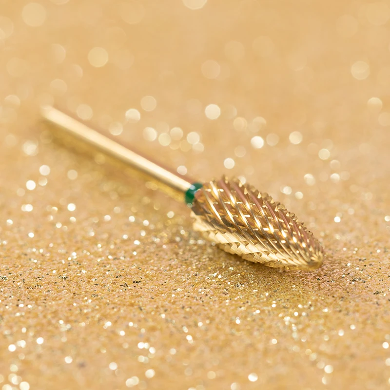 High Quality Factory Wholesale Nail Bit Set 7pcs Box Custom Logo Cross Cut Flat Cone Volcano 4XC Efile Carbide Nail Drill Bit