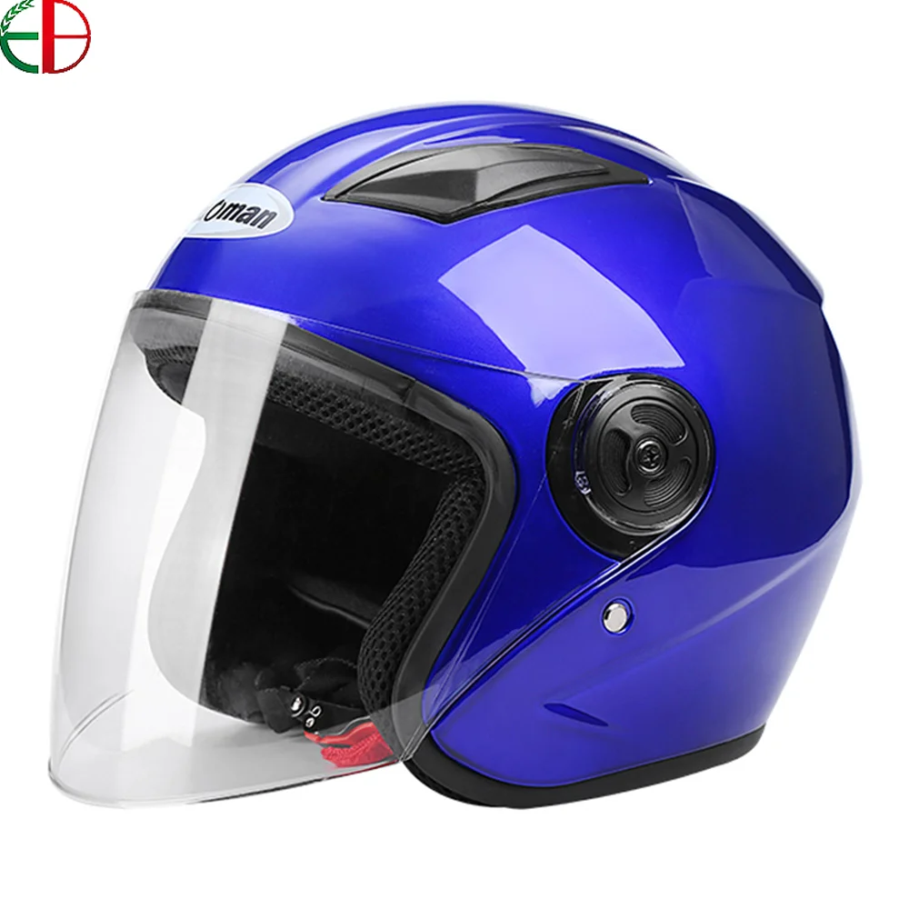 Motorcycle electric bicycle helmet riding half helmet unisex spring and autumn safety helmet