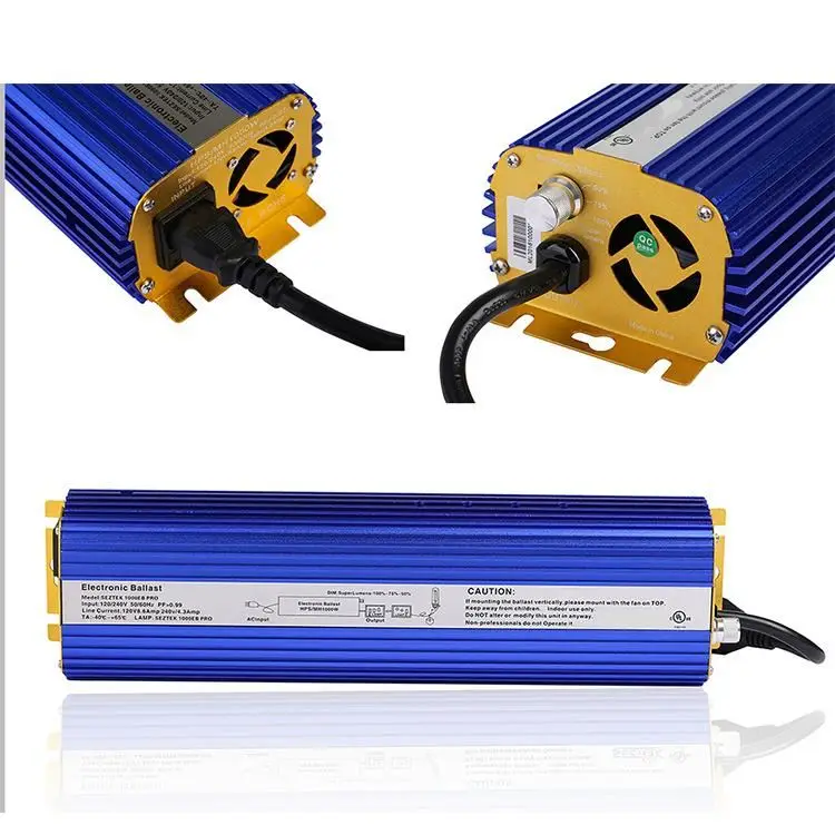 1000W Dimmable Hydroponic Electronic Ballast For Grow Lights