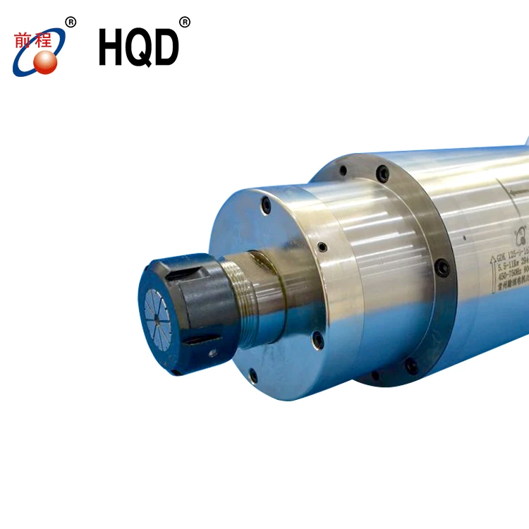 HQD GDK125 11 ER40 11kw 12000rpm 8.75Nm 380v 22A 400 Hz 4 pole 46kg CNC machine tool Water Cooled Spindle motor