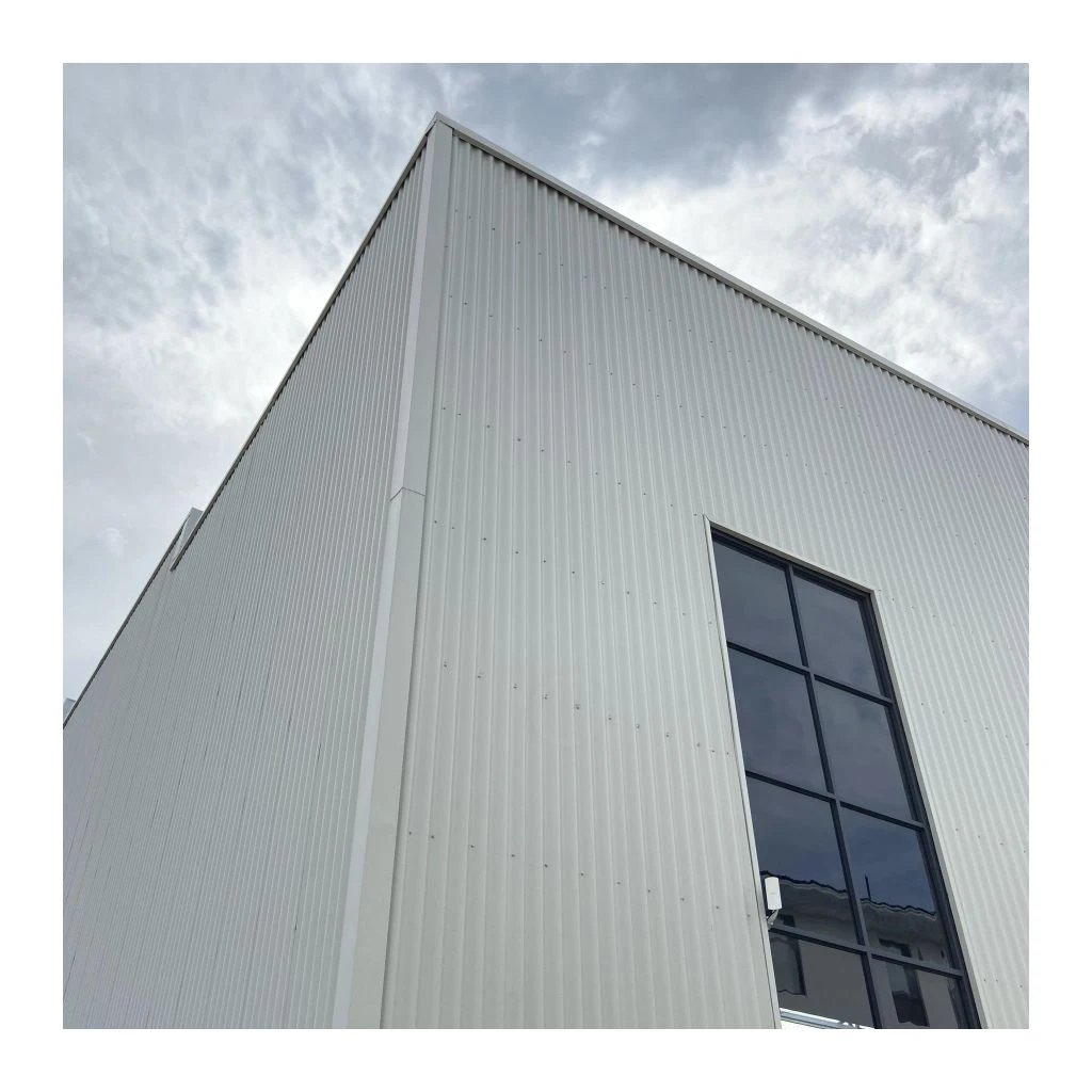 Сборный свет современный дизайн высокое качество гофрированная стальная конструкция склад