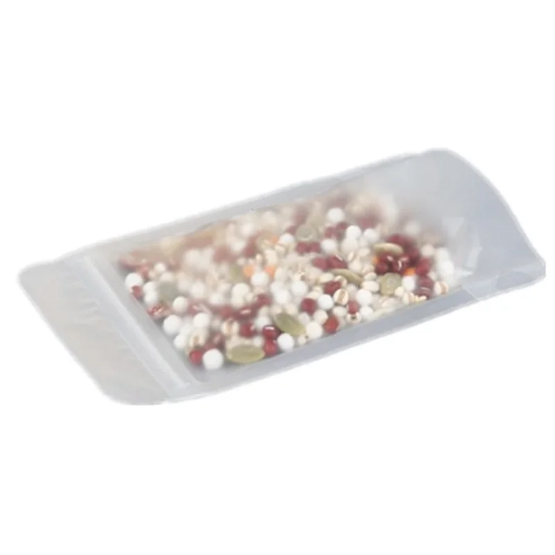 15x22cm Food packaging matte dry fruit transparent plastic bag