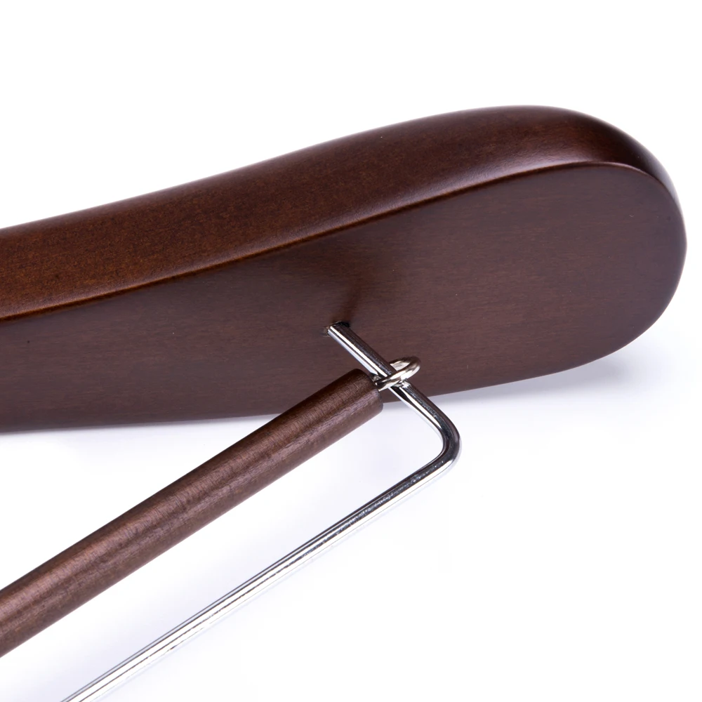 Роскошные деревянные вешалки для костюмов с логотипом изготовленные на заказ фабрика