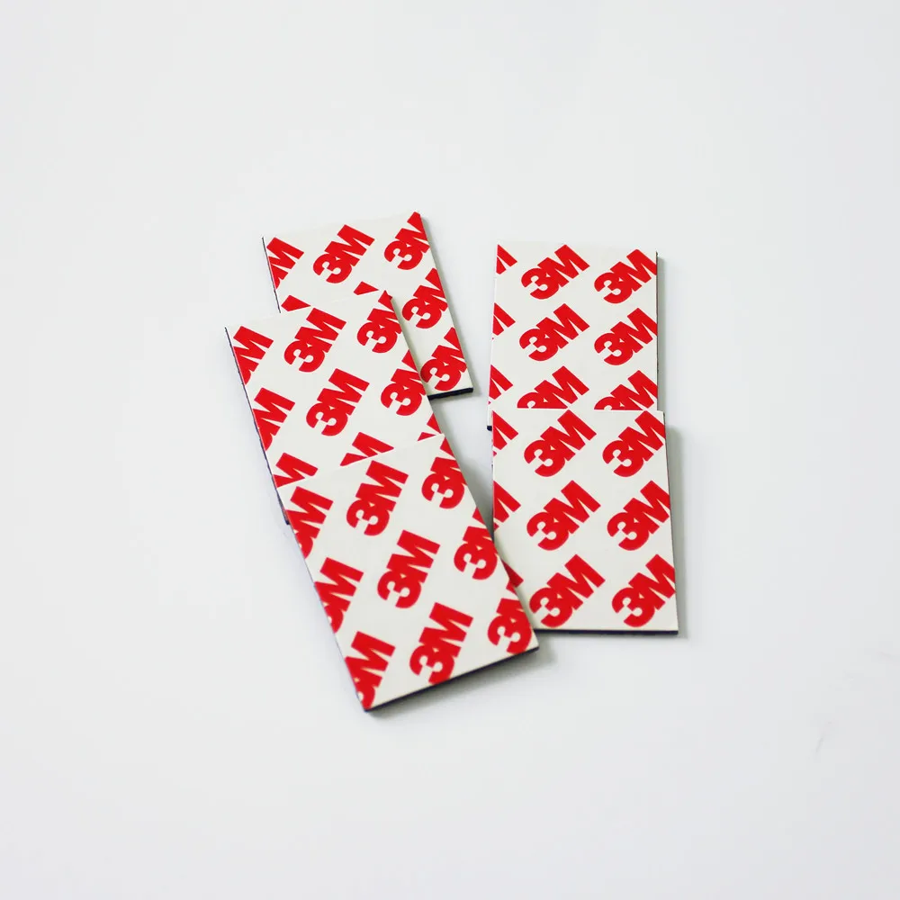 Custom Die Cut Soft Flexible Magnets with 3M Adhesive Backing