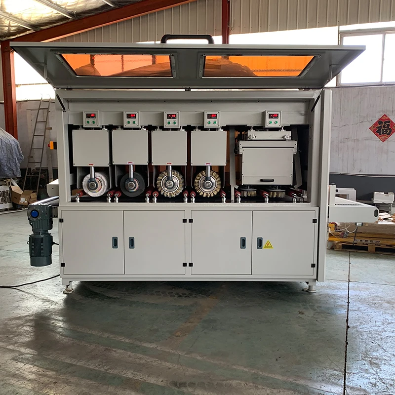Brush Sanding Machine Wood Woodworking Brush Sanding Machine Wood Door Sander Automatic Sanding Polishing Machine