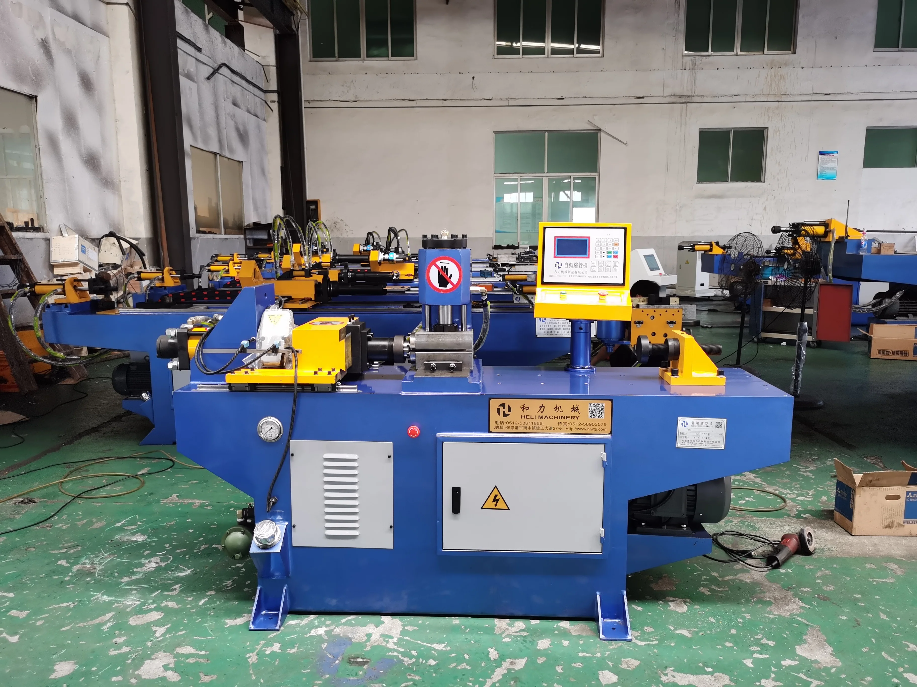 
automatic hydraulic stainless steel pipe end forming machine pipe end expander machine and tube end forming machine in China 