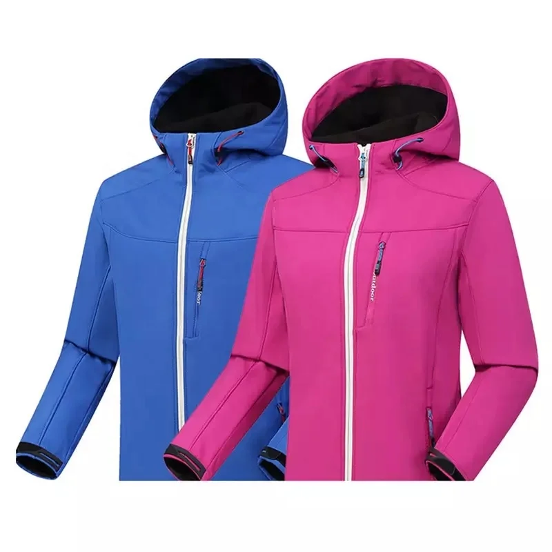 Outdoor food delivery waterproof jumper breathable fleece thick mountain casual windproof jacket for deliverymen