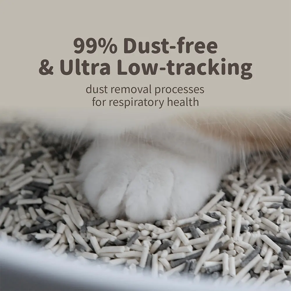 Factory wholesale cat cleaning supplies plant health dust-free and non-stick plant starch cassava cat litter
