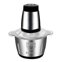 2022 OEM Kitchen Appliances 2L Multi-functional Stainless Steel Electric Scallion Meat Chopper Food Chopper