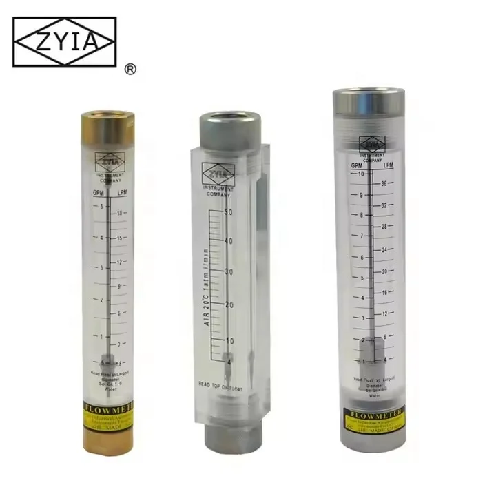 PVC pipeline plastic type acrylic gas flowmeter pure water  liquid flowmeter,rotameter for water