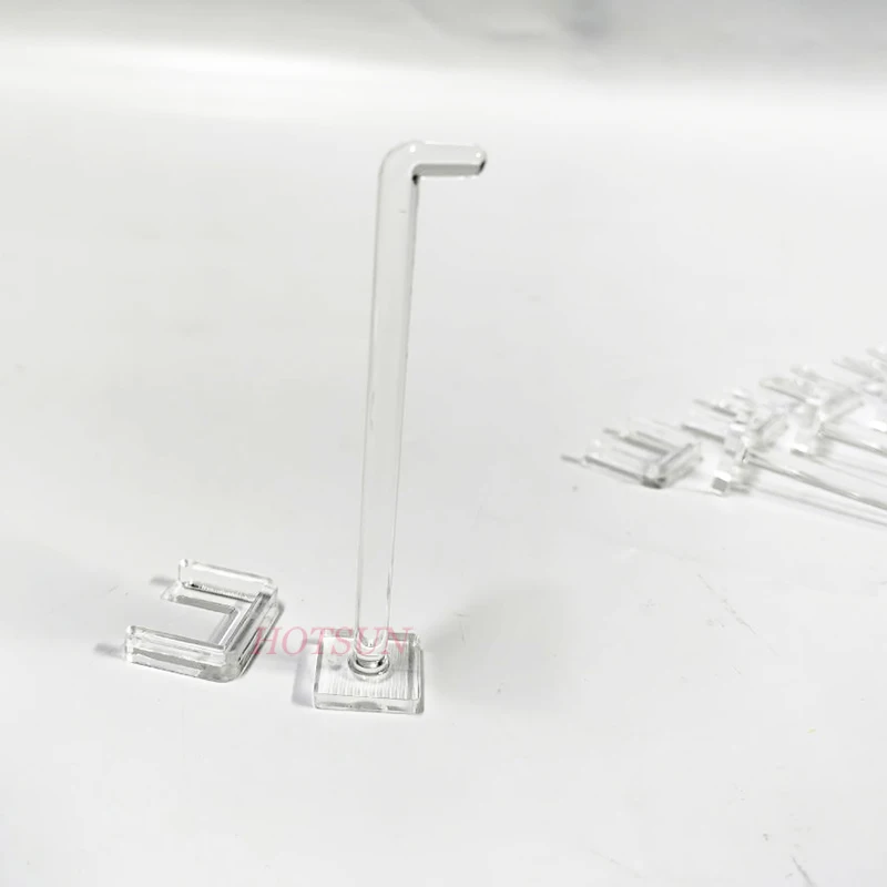 Clear plastic hooks for 3C Phone Accessory Hang Transparent Acrylic Peg for Jewelry Products