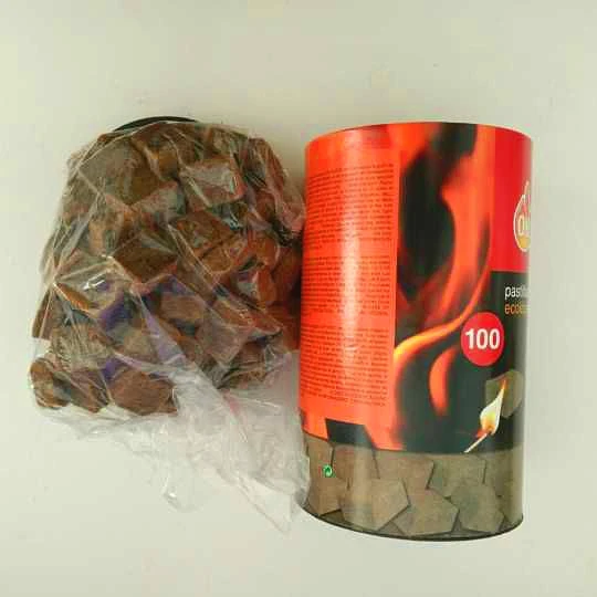 32 Mini Square Natural Fire Starter for Indoor and Outdoor Use for BBQ Campfire Fireplace Wood Stove Fire Pit Grill