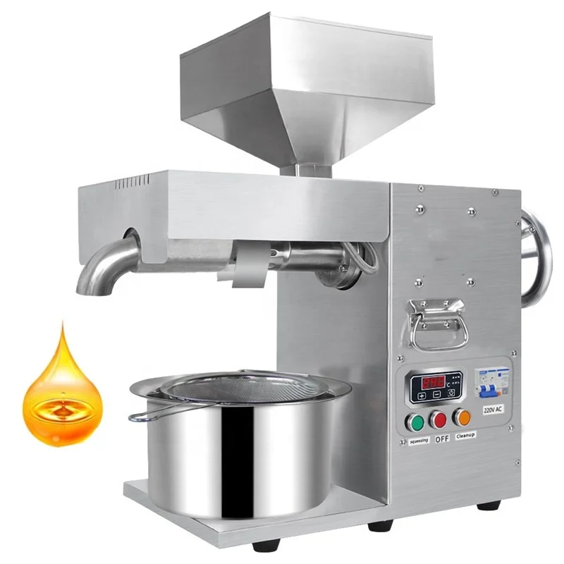 Commercial oil press automatic coconut olive Palm Sesame Sunflower Walnut mini Oil Pressers machine