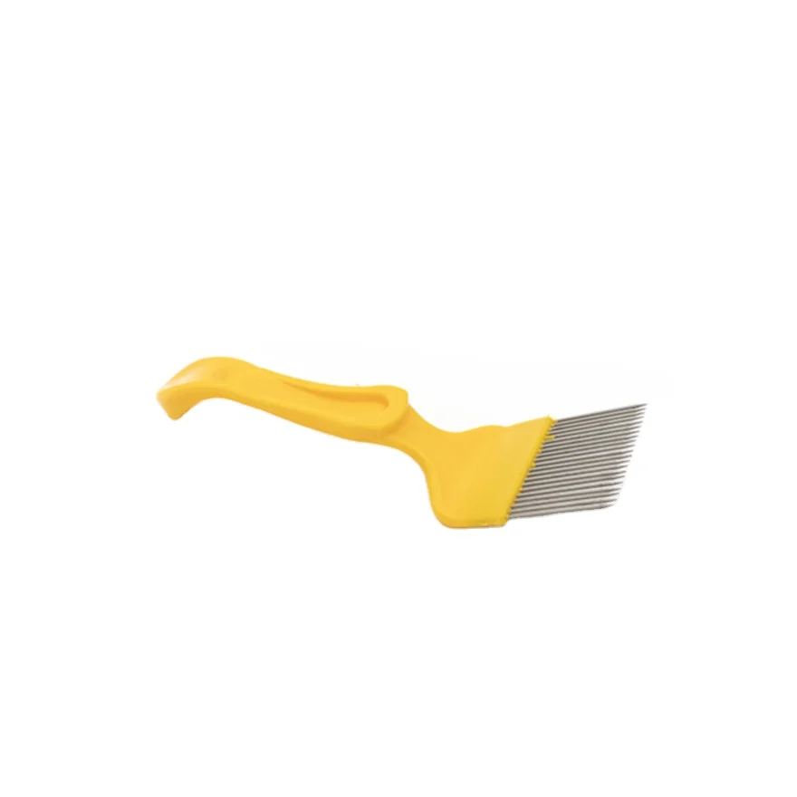 OEM&ODM Flat Handle SS Straight Needle Wax Uncapping Fork Honey Bee Keeping Tools Beekeeping Equipment Supplies Apiculture