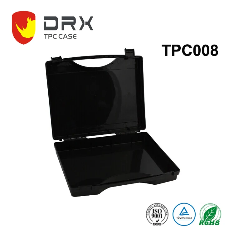 Custom simple tools storage plastic handle PP carry case