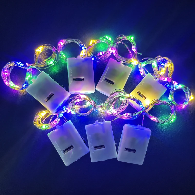 Twinkle Fairy String Lights with 3 Flashing Modes LED Mini Novelty Waterproof Copper Wire Starry Lights Battery Operated Light