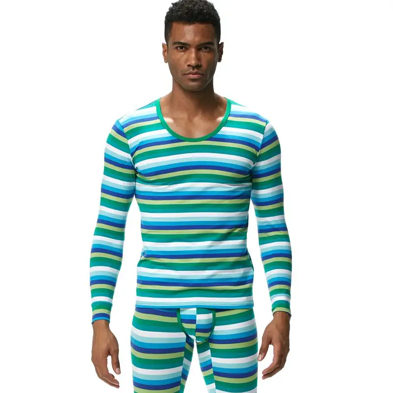 Хлопковое мужское термобелье JOCKMAIL, модные кальсоны с принтом JM1106