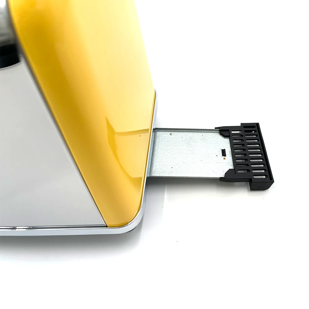 2022 Hot Sale 2 slice Stainless Steel Mirror Top Sheet Toaster Automatic Centering Multifunctional sandwich toaster