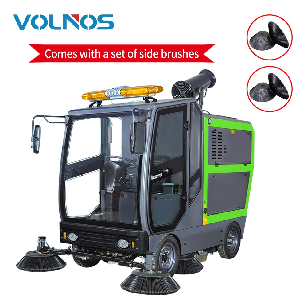 Electric Street Road Sweeper Factory Price Floor Cleaning Machine with Automatic Process and Core Brush Motor Components