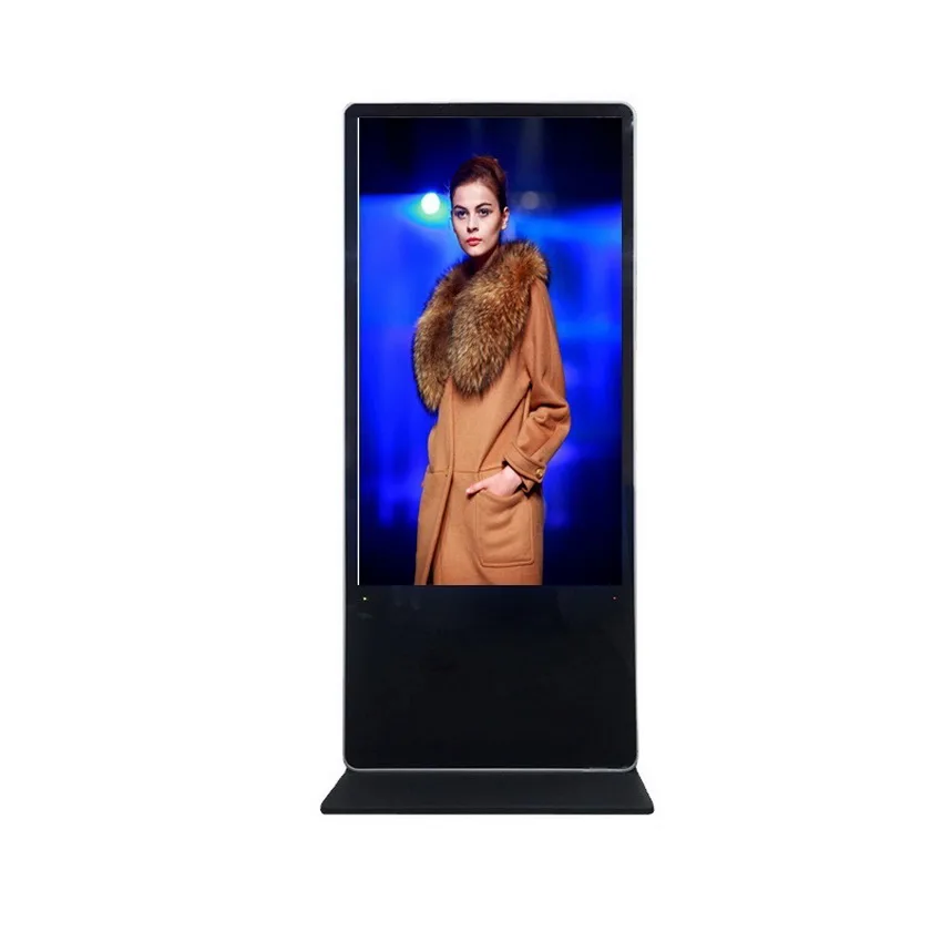 Big size 55 inch indoor shopping mall information totem advertising kiosk interactive display