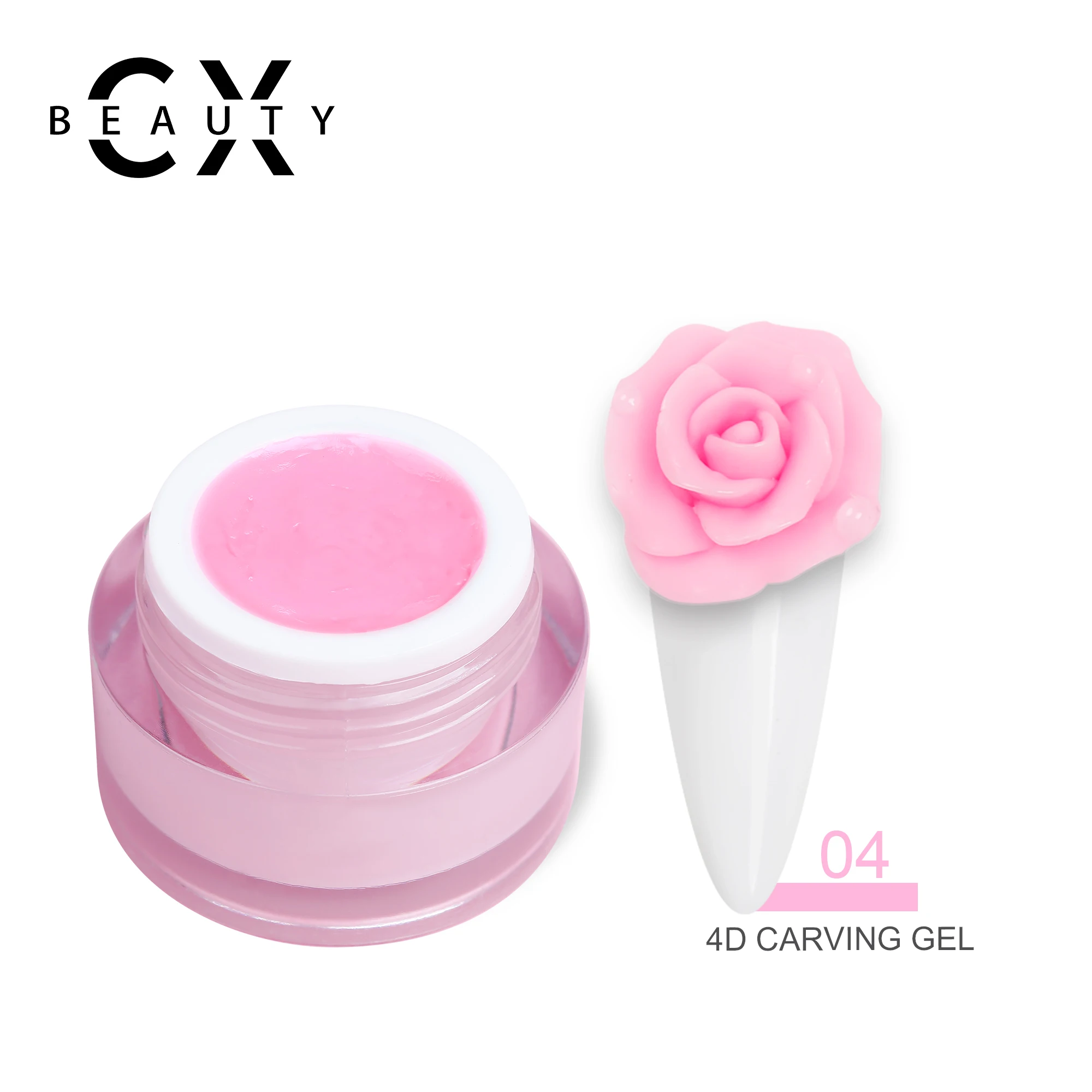 Резной Гель-лак CX beauty 4D для ногтей с цветами резной цветов
