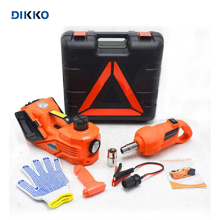 Factory Direct Supply 3 In 1 Jacks for Car DC 12V Electric Truck Jack with 13A Electric Wrench Car Jack and Pump