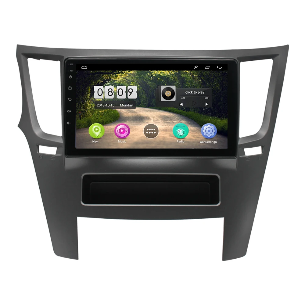 Autoradio 2 din android car radio player For Subaru Outback 4 Legacy 5 2010-2015 fascia frame car dvd audio stereo