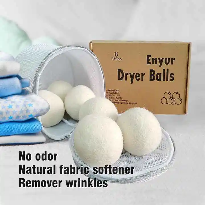 2025 Top Selling Product In USA 3pack New Zealand Natural Organic Wholesale Felt Wool Dryer Ball For Drying MACHINE