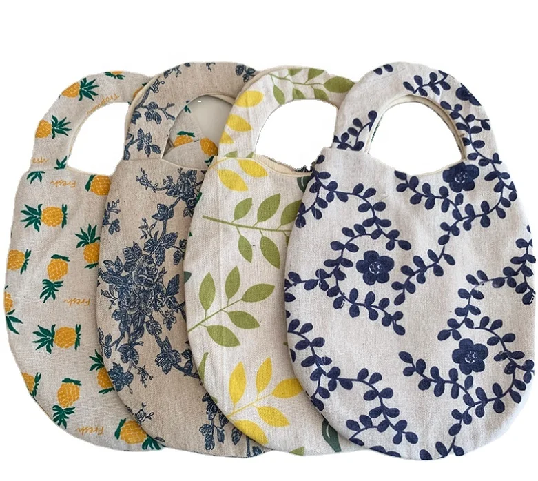 Japanese Cotton And Linen Knotted Wrist Bags Mobile Phone Keys And Change Compact Carry On Bag