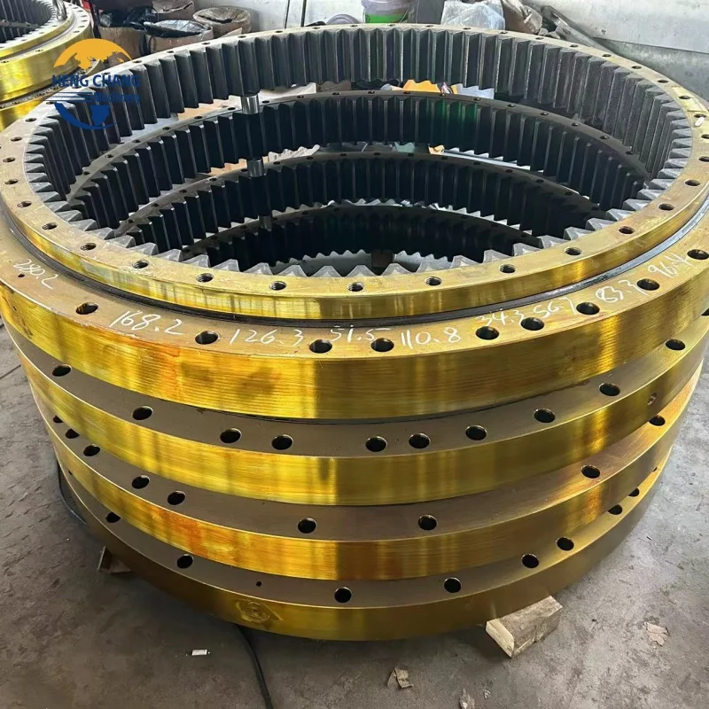 Hot selling Heavy Duty Excavator Turntable Slewing Ring Bearing Cross Roller Rotary Support Bearing Crane Slewing Bearing