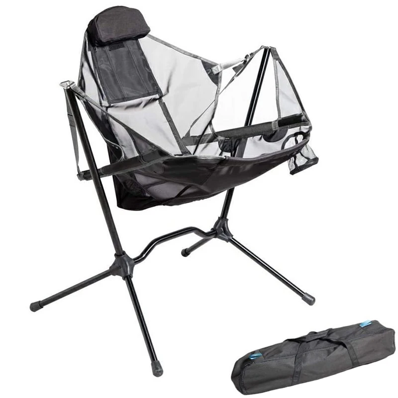 Outdoor Rocking Chair Stargaze Recliner Luxury Camp Chair Relaxation Swinging Comfort folding fishing chair