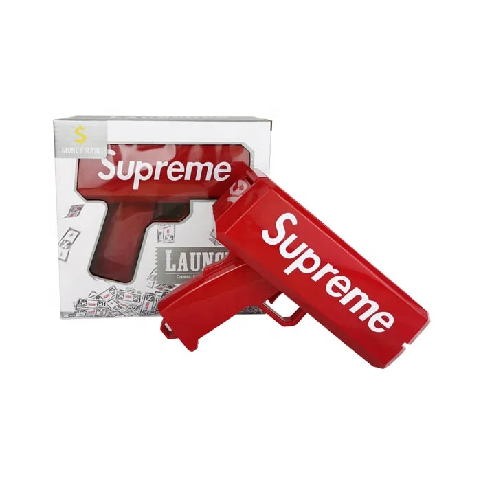 Best Selling Cash Money Gun Paper Money Spray Gun Toys for kids