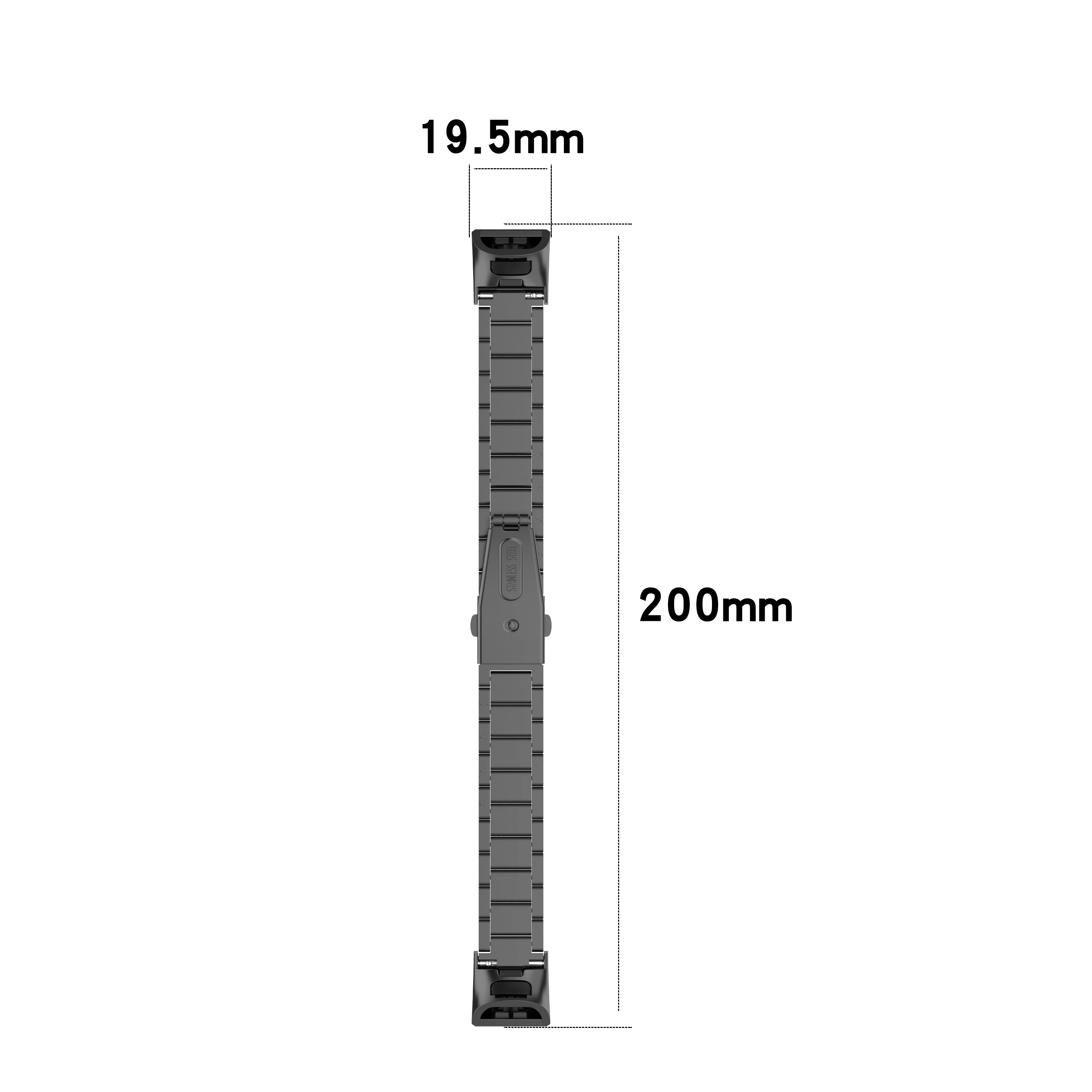 Eraysun Wholesale Newest Stainless Steel Watch Strap For Huawei Honor Band 5 Replacement Bracelet For Honor Band 4 Wristband