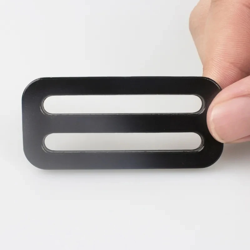 Jensan Hot Sale 50mm Quick Slide Buckle Black Sheet Steel Bag Accessories Webbing Accessories Quick Release
