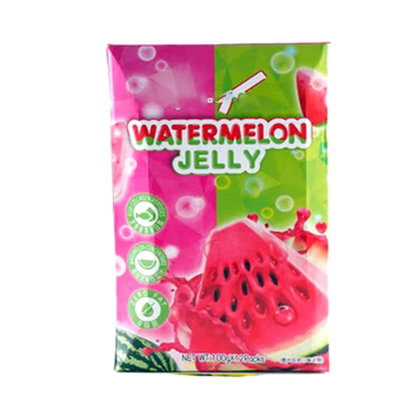WDL оптовая продажа 100 г/упаковка нежирные пакеты из конжака желе арбуз сок закуски низкокалорийные Пищевые Волокна без сахара