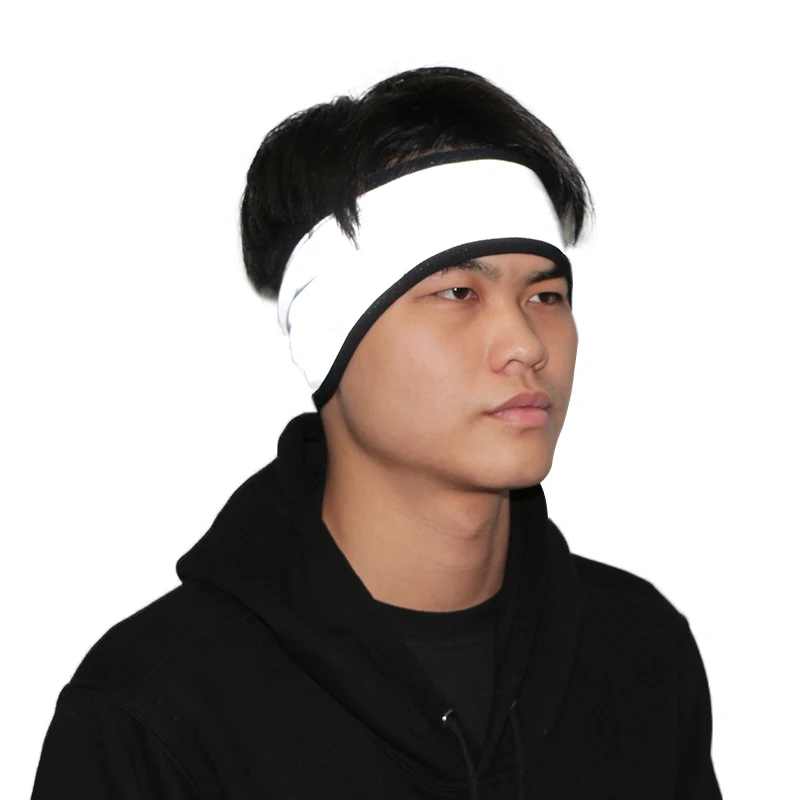 Reflective Ear Warmer Headband Running Winter Fleece Ear Cover outdoor Ear Muffs Stretchy Sports Earmuffs