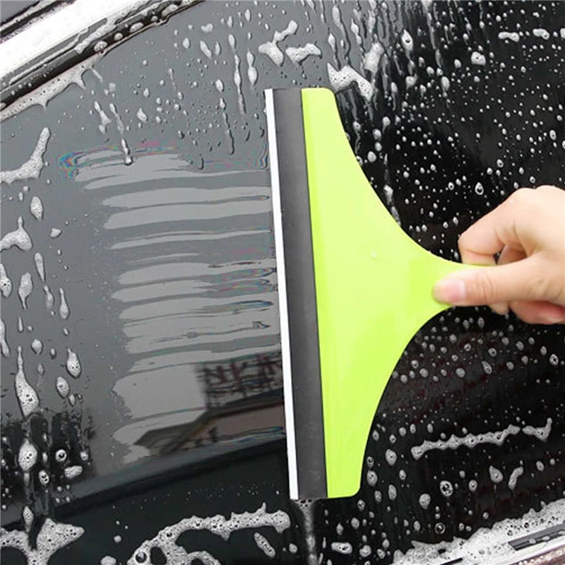 New Simple Durable Window Mirror Car Windshield Squeegee Glass Wiper Blade Silicone Cutter Cleaning Shower