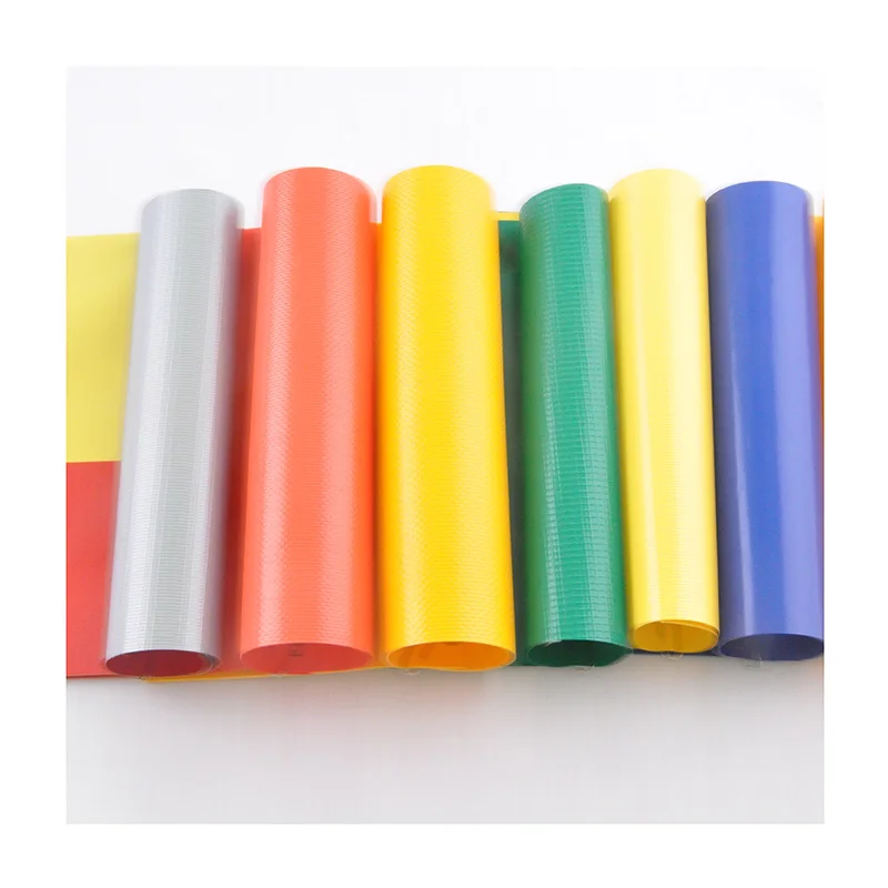 Coated Polyester Fabric Industrial Tarpaulins Waterproof PVC Tarpaulin Woven PVC Fabric