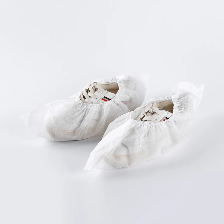 PP non woven Disposable Waterproof Shoe Covers anti-dust polypropylene pe cpe shoe covers