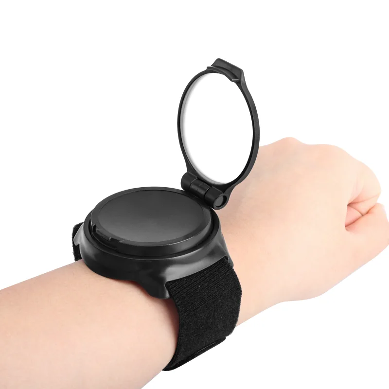 RIDERACE Foldable Rearview Mirror 360 Degrees Rotating Bike Wrist Mirror Safety Riding MTB Retroreflector Cycling Accessories
