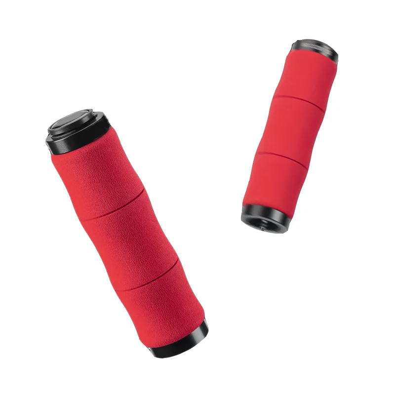 Factory supplier Accept customized Bamboo EVA double lock bicycle handlebar EVA handlebar Anti-skid reinforcement Bicycle grips