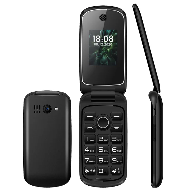 Fashion Popular Flip Phone 1.7 INCH GSM Mobile Phones F4 Unlocked Quad Band Camera Wireless FM Customize LOGO Flip Cellphone